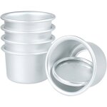 5 pices ensemble de moules  gteau ronds aluminium anti adhsif avec base amovible moules  gteau ...