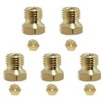5 pi�ces gicleur gaz butane universels pour plaques de cuisson gpl et gaz naturel injecteurs et buses ...