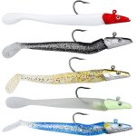 5 pices leurre peche mer 11cm leurres souples pche appts avec t - tail articles de pche en silicone ...
