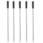 5 pices recharges stylo  lencre recharges de stylo  bille remplaables criture lisse pour stylo  ...
