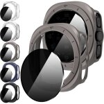 5 + 5 pices pour samsung galaxy watch ultra 47mm(2025 / 2024) protection cran + coqueprivacy verre ...