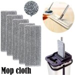 5 pices serpillres en microfibre pour balai lave - sol housse de nettoyage de rechange vadrouille la ...