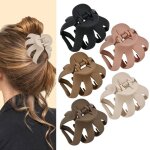 5 pinces � cheveux pieuvre pinces � cheveux anti - d�rapantes pour cheveux longs epais et boucl�s octopus ...
