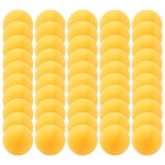 50 balles de tennis de table de 40 mm balles de ping - pong jaune / blanc