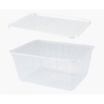 50 barquettes plastique 2000 ml + 50 couvercles utilisation froid et chaud 50 barquettes plastique 2000 ml + 50 couvercles utilisation froid et chaud