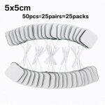 50 electrodes ou patchs pour tens ems neurostimulateur - lbdc