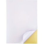 50 feuilles 210 x 297 mm a4 papier dimprimante autocollant tiquettes autocollantes blanc mat 1 tiquette ...