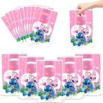 50 lilo & stitch sacs de cadeaux danniversaire sacs de cadeaux de dessins sacs de fte pour lemballage ...