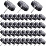 50 pcs patin chaise a clouer 24mm noir tampon chaise en feutre pour prot�ger pieds des meubles