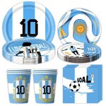 50 pi�ces anniversaire football decoration50 pcs enfant gar�ons football articles f�te deco party fournitures ...