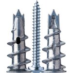 50 pièces chevilles pour placoplatre autoperceuses en métal avec vis. pour la fixation dans le béton ... 50 pièces chevilles pour placoplatre autoperceuses en métal avec vis. pour la fixation dans le béton ...