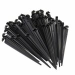 50 piquets de fixation pour tuyau darrosage goutte - � - goutte 4?7 mm lot de 50 plastique 110 mm