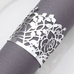 50 ronds de serviette en papier jetables id�aux pour la d�coration de table no�l mariage f�te