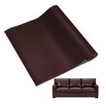 50 x 137cm rouleau adhesif cuir simili cuir autocollant siges de voiture sac main veste en cuir brun ...