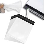 50 x enveloppes dexpdition a4 24x325cm blanches opaques - pochettes denvoi en plastique