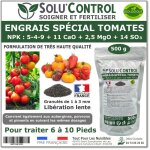 500 g engrais sp�cial tomates aubergines poivrons piments - solucontrol - formulation haute qualit� organo ...