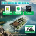 500m bateau amorceur t�l�command� bateau dapp�t sans fil p�che 15kg capacit�