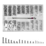 500pcs kit de vis de réparation minuscule micro18 tailles micro visserie avec un tournevisréparation ... 500pcs kit de vis de réparation minuscule micro18 tailles micro visserie avec un tournevisréparation ...