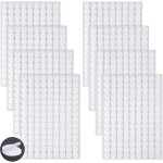 504 paires scratch autocollant rondscratch autocollant double face10mm pastille scratch autocollant crochets ...