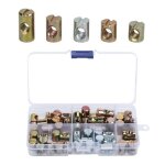 50pcs �crou cylindrique m6 11 / 14 / 13 / 15 / 20mm �crous � barillet � fente pour boulon allen ecrou ...