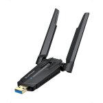 Cl� wifi 6e - 1001 piles batteries - axe5400 - 5400 mbps - tri - bande - antennes r�glables
