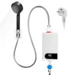 5500w mini chauffe - eau �lectrique rapide sans r�servoir 220 v chauffe - eau instantan� avec douche ...