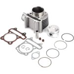 574mm cylindre avec kit de segments de piston remplacement pour 4 temps gy6 150 157qmj 1p57qmj moteur ...
