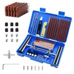 58pcs kit de rparation de pneus kit crevaison voiture kit reparation pneu pour automotosvtt tracteurssuv ...