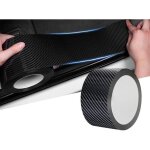 5cmx10m 5d autocollant protection bord porte voiture de film protecteur de fibre de carboneautocollant ...