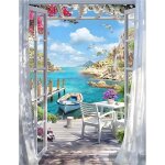 5d diamond painting diy broderie paysage bord de mer paysage de bateau diamant painting kit complet 60x80cm ...