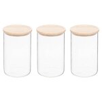 5five - lot de 3 bocaux hermet 1l en verre