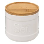 5five - bote  sel naturo en cramique blanc