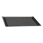 Plaque de cuisson perforée aluminium 40cm gris Plaque de cuisson perforée aluminium 40cm gris