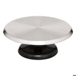 5five - plateau tournant pour gateau en aluminium