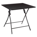 5five - table pliante 4 places noir 5five - table pliante 4 places noir