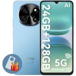T�l�phone portable 5g oscal tiger 8 smartphone - 688 hd + 120hz24go + 128go / 2to tf - android 15 - octa ...