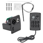 Se?5n galiseur 5 bandes accordeur de micro pour guitare acoustique kit daccessoires pour instrument ...