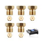 5pc gicleurs gaz butane universel gicleur butane pour gazinire cuisinire plaque cuissoninjecteur gaz ...