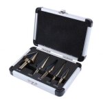 5pcs large cobalt foret fraises  tages conique hss drill titane perceuse