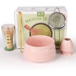5pcs matcha kit service � th� japonais fouet � matcha bol � matcha en bambou cuill�re support de fouet ...