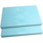5pcs plaque de de haute densit polystyrne multifonctionnel bricolage table de sable 29. 5x20x3 cm bleu ...