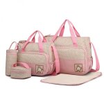 5pcs sac à langer pour bébé avec matelas à langer moustiquaire pour bébé grande capacité sac à couches ... 5pcs sac à langer pour bébé avec matelas à langer moustiquaire pour bébé grande capacité sac à couches ...