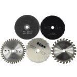 5pcs / set 85mm diam�tre 10 mm rotatif diam�tre int�rieur petite lame de scie circulaire en alliage dur ...