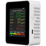 6 en 1 pm25 pm10 hcho tvoc co co2 d�tecteur multifonctionnel de qualit� de lair co dioxyde de carbone ...