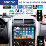 6 + 128go autoradio 9 pouces android carplay voiture pour suzuki grand vitara 2005 - 2015 �cran tactile ...