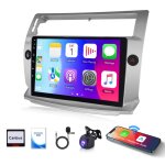 6 + 128go autoradio podofo 9 pour citro�n c4 2004 - 2009 / c - quatre 2008 - 2011 - carplay / android ...