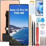 6. 67 noir kit tft cran lcd pour xiaomi redmi note 12 pro 5g 22101316g 22101316c 23013rk75c cran complet ...