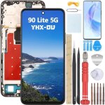6. 7 noir �cran lcd avec ch�ssis pour honor 90 lite 5g crt - nx1 �cran complet tactile lcd display de ...