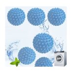 6 balle de lavage balle lave - linge boule machine  laver balles de schage rutilisables balles de ...