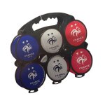6 boules de ptanque en plastique fff
